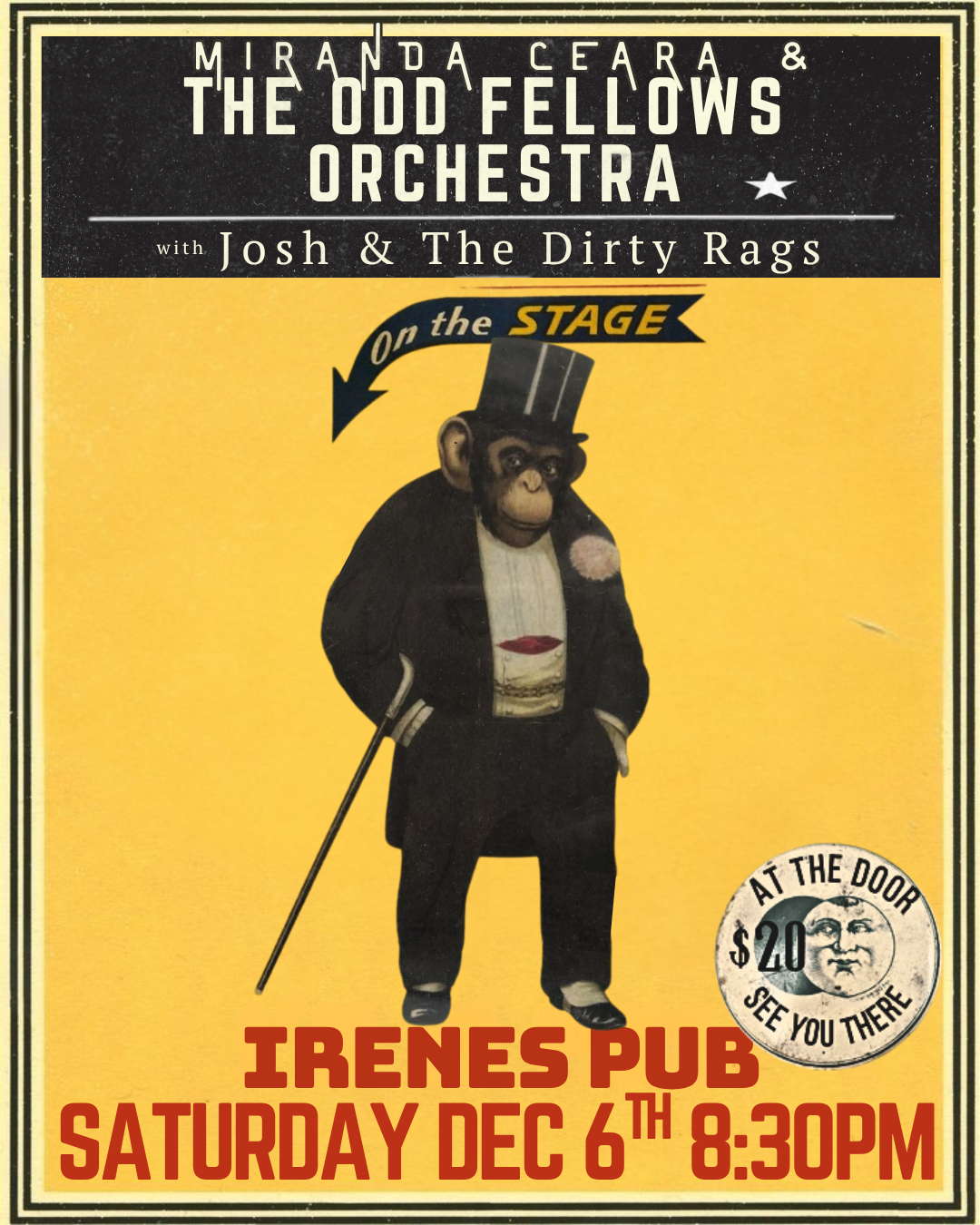 Miranda Ceara & the Odd Fellows Orchestra with Special Guests Josh